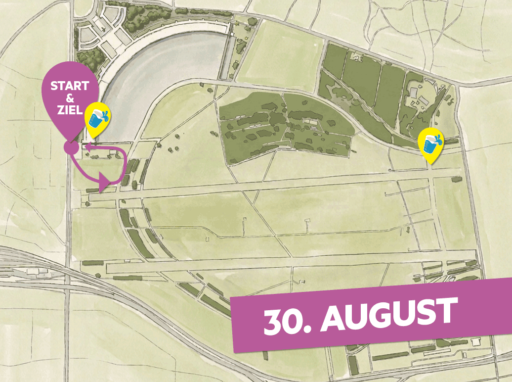Streckenkarte 420 m – Kids-Run